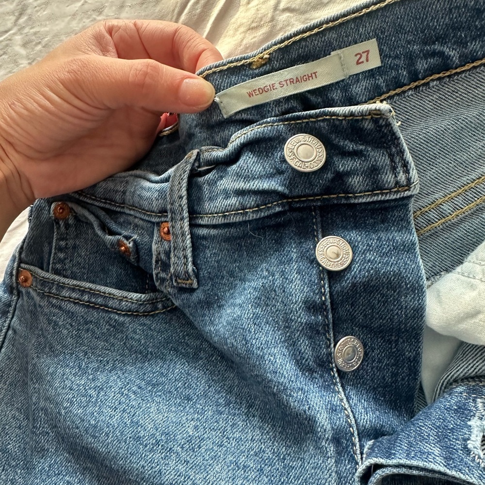 Levi's Classic Blue Straight Leg Jeans